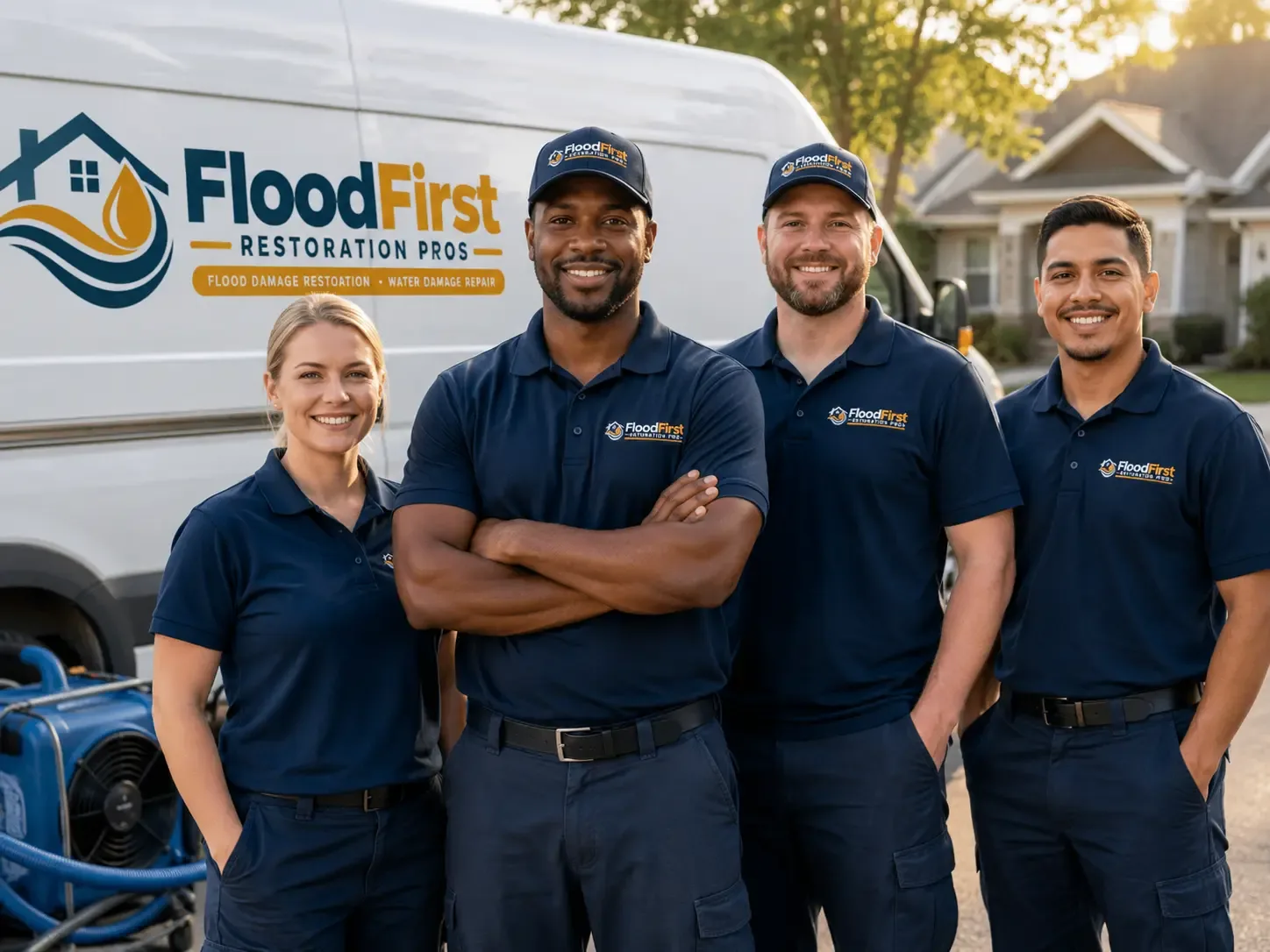 Flood Damage Restoration company in Dagus Mines, PA